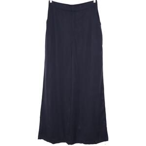 REFORMATION Wide Leg Trousers Black Full Length Casual Women's 6